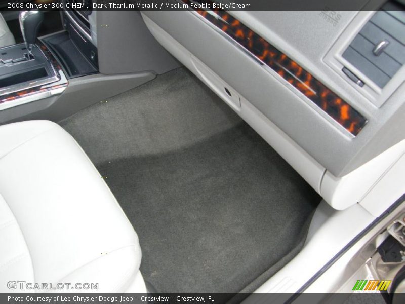 Dark Titanium Metallic / Medium Pebble Beige/Cream 2008 Chrysler 300 C HEMI