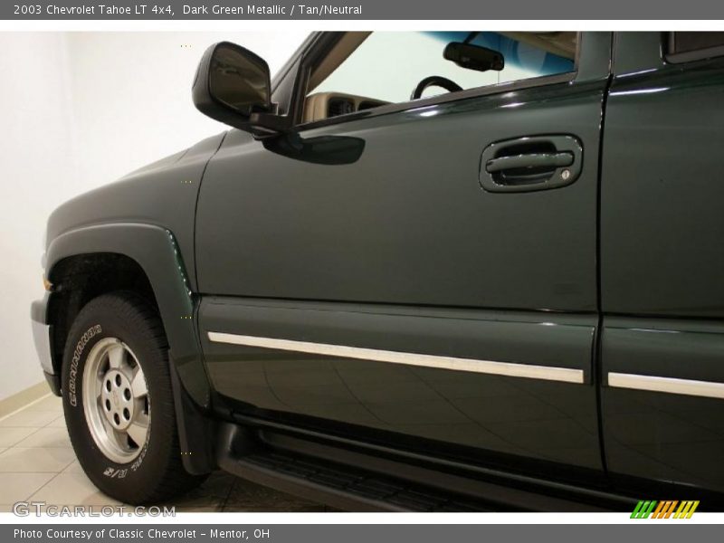 Dark Green Metallic / Tan/Neutral 2003 Chevrolet Tahoe LT 4x4