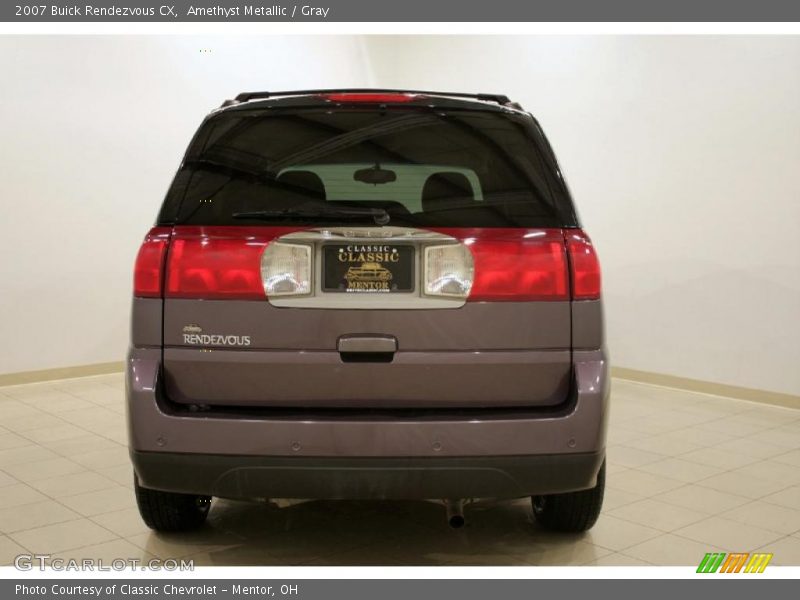 Amethyst Metallic / Gray 2007 Buick Rendezvous CX