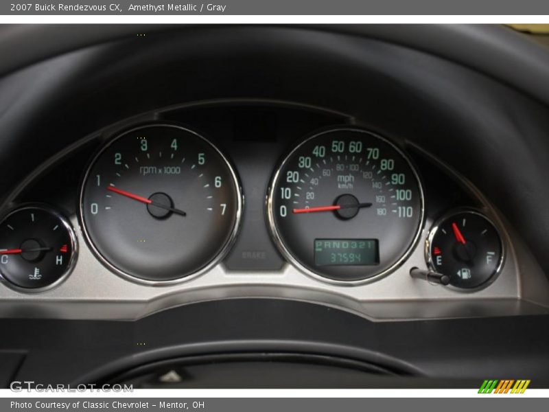Amethyst Metallic / Gray 2007 Buick Rendezvous CX