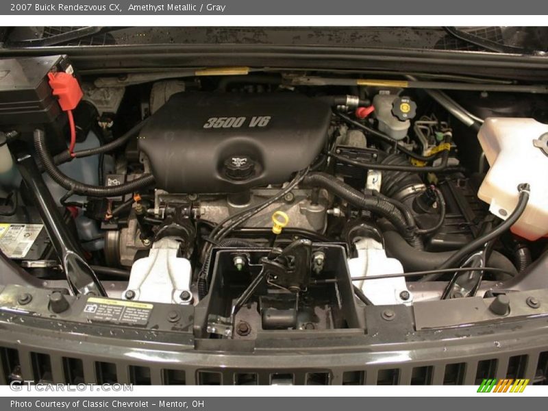 Amethyst Metallic / Gray 2007 Buick Rendezvous CX