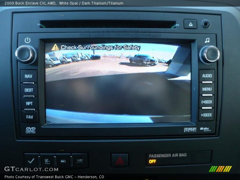 White Opal / Dark Titanium/Titanium 2009 Buick Enclave CXL AWD