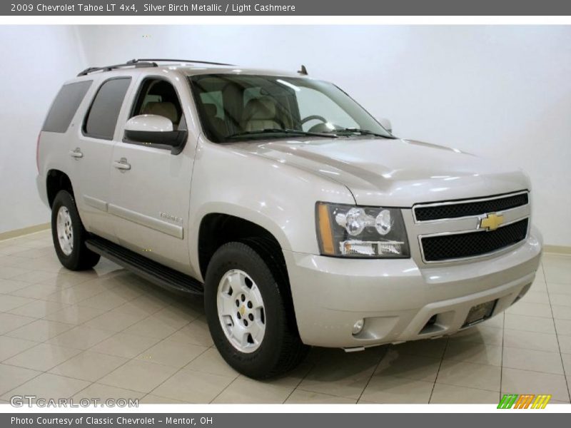 Silver Birch Metallic / Light Cashmere 2009 Chevrolet Tahoe LT 4x4