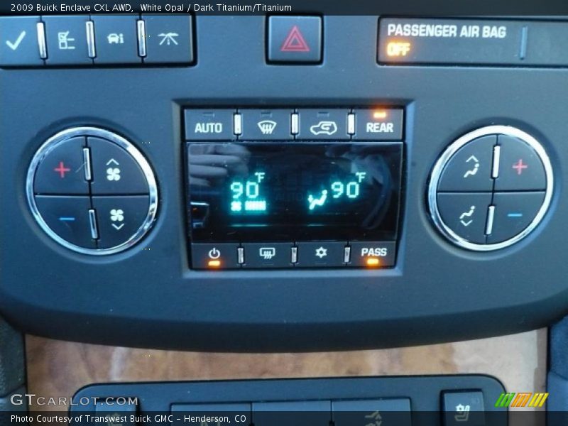 White Opal / Dark Titanium/Titanium 2009 Buick Enclave CXL AWD