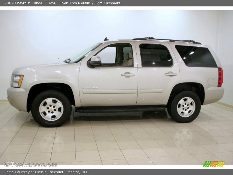Silver Birch Metallic / Light Cashmere 2009 Chevrolet Tahoe LT 4x4