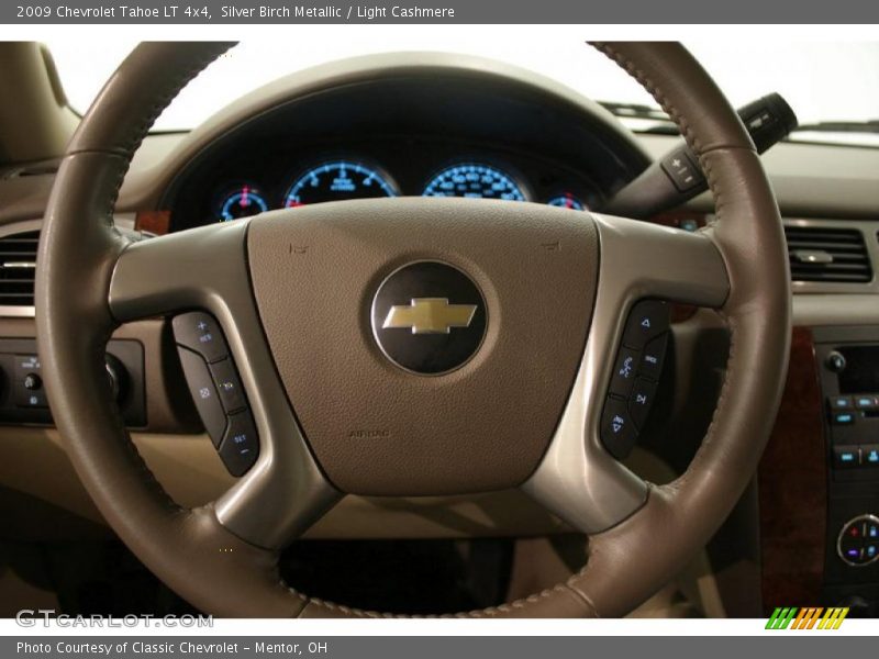 Silver Birch Metallic / Light Cashmere 2009 Chevrolet Tahoe LT 4x4