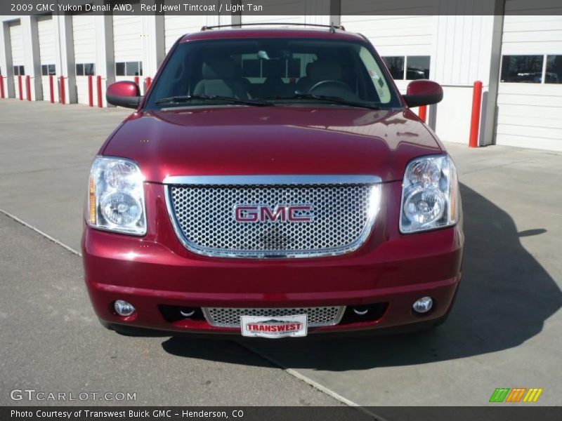 Red Jewel Tintcoat / Light Tan 2009 GMC Yukon Denali AWD