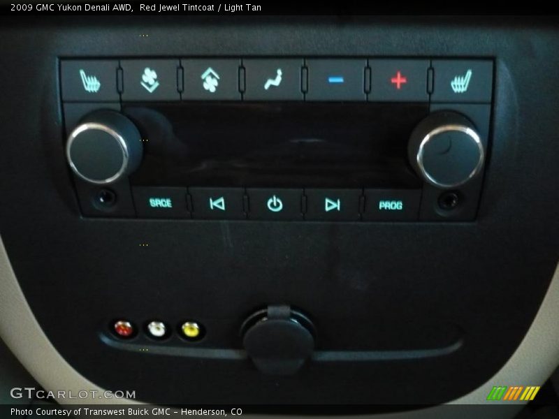 Red Jewel Tintcoat / Light Tan 2009 GMC Yukon Denali AWD
