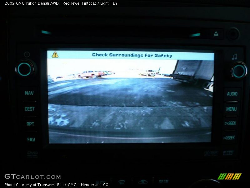 Red Jewel Tintcoat / Light Tan 2009 GMC Yukon Denali AWD