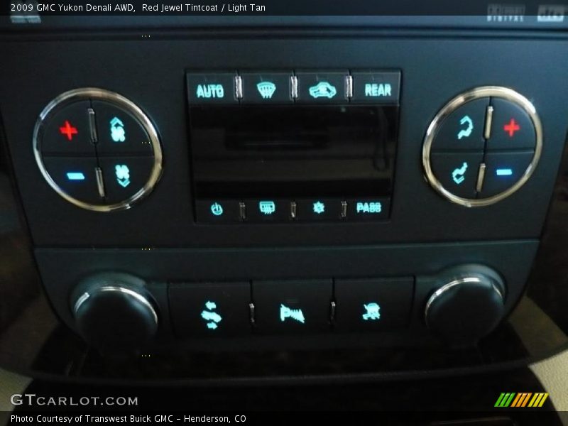 Red Jewel Tintcoat / Light Tan 2009 GMC Yukon Denali AWD