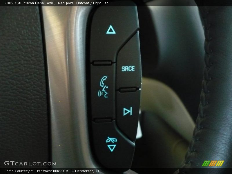 Red Jewel Tintcoat / Light Tan 2009 GMC Yukon Denali AWD