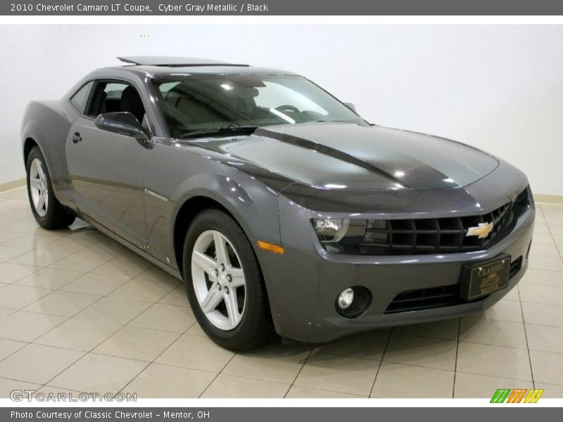 Cyber Gray Metallic / Black 2010 Chevrolet Camaro LT Coupe