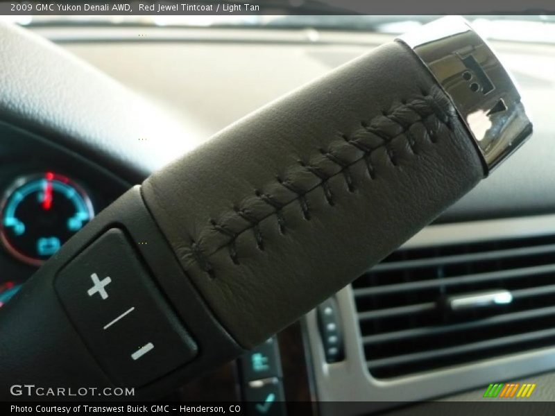 Red Jewel Tintcoat / Light Tan 2009 GMC Yukon Denali AWD