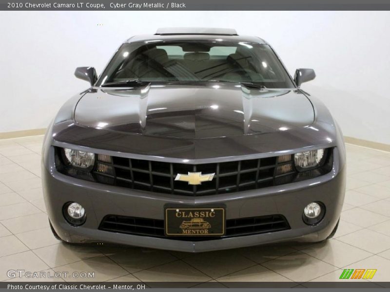 Cyber Gray Metallic / Black 2010 Chevrolet Camaro LT Coupe