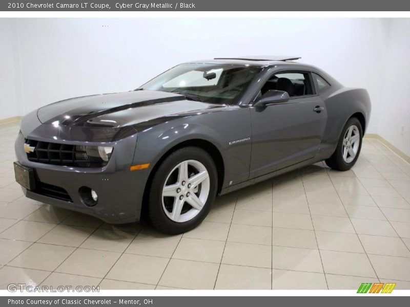 Cyber Gray Metallic / Black 2010 Chevrolet Camaro LT Coupe