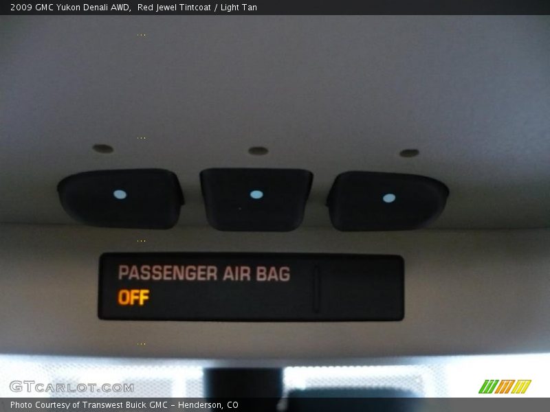 Red Jewel Tintcoat / Light Tan 2009 GMC Yukon Denali AWD