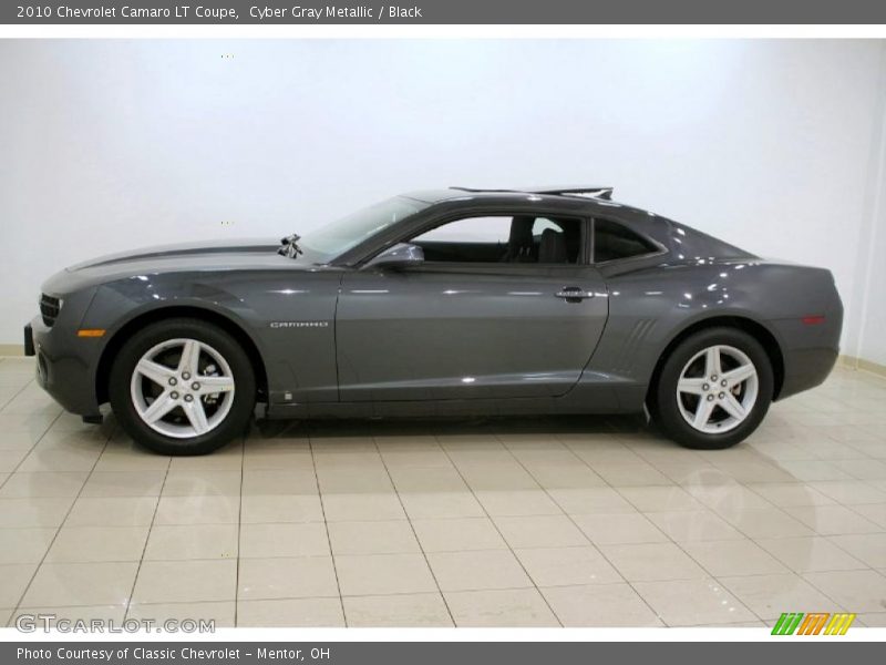 Cyber Gray Metallic / Black 2010 Chevrolet Camaro LT Coupe