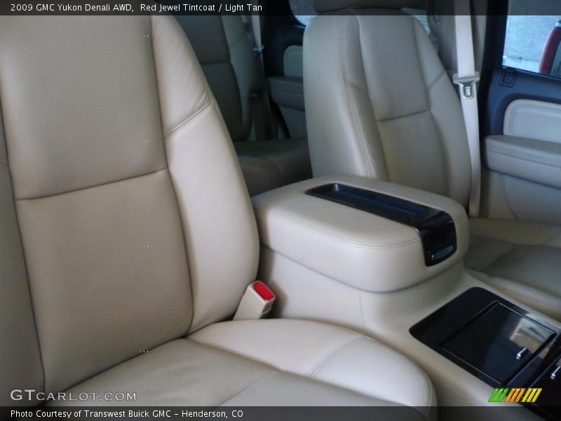 Red Jewel Tintcoat / Light Tan 2009 GMC Yukon Denali AWD
