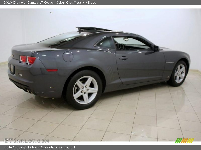 Cyber Gray Metallic / Black 2010 Chevrolet Camaro LT Coupe