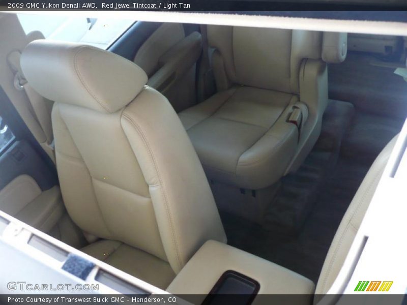 Red Jewel Tintcoat / Light Tan 2009 GMC Yukon Denali AWD