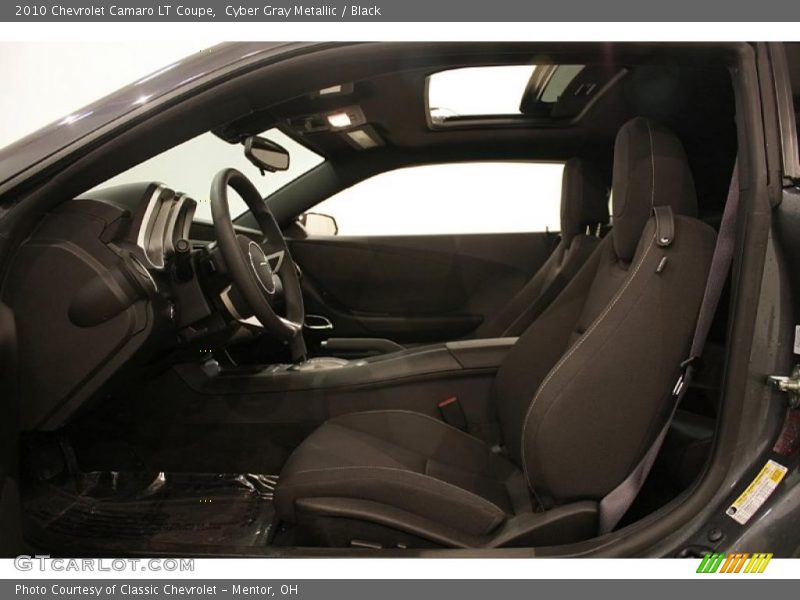 Cyber Gray Metallic / Black 2010 Chevrolet Camaro LT Coupe