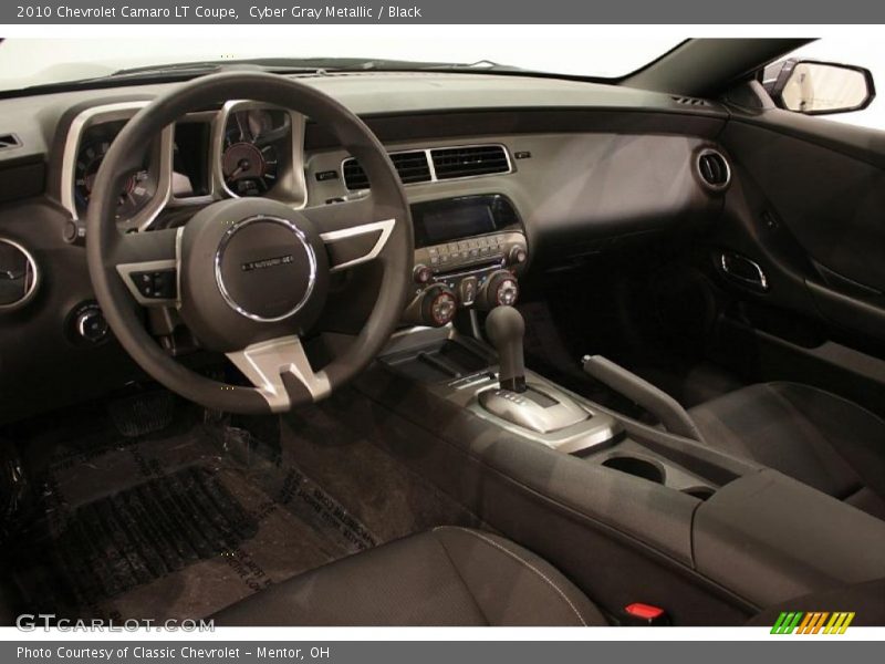 Cyber Gray Metallic / Black 2010 Chevrolet Camaro LT Coupe