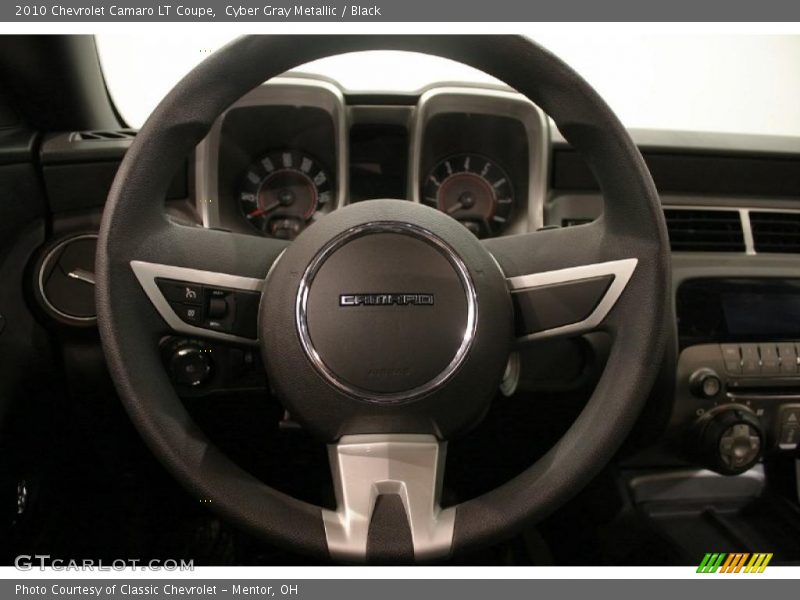Cyber Gray Metallic / Black 2010 Chevrolet Camaro LT Coupe