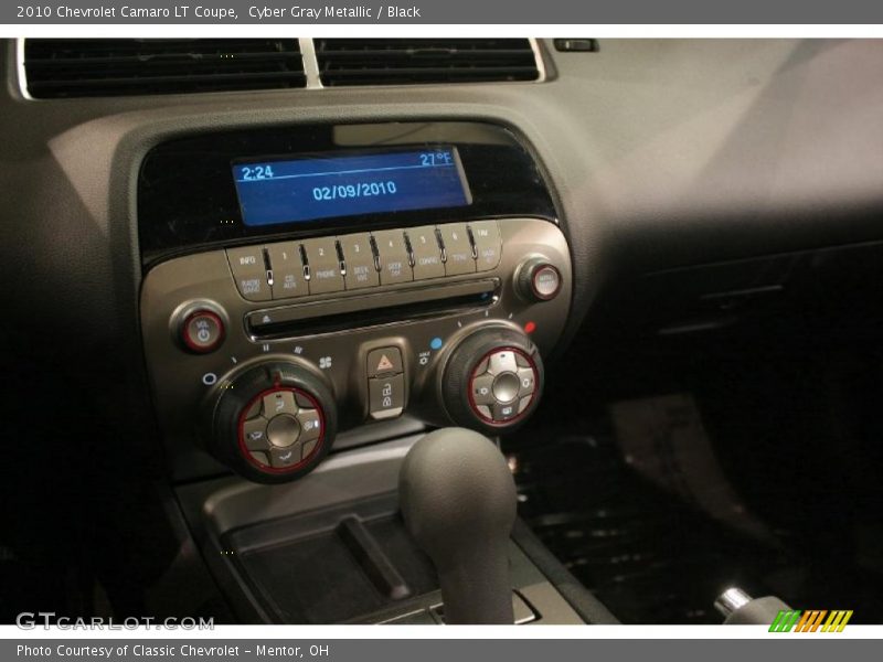 Cyber Gray Metallic / Black 2010 Chevrolet Camaro LT Coupe