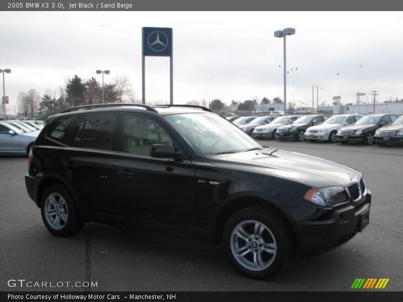 Jet Black / Sand Beige 2005 BMW X3 3.0i