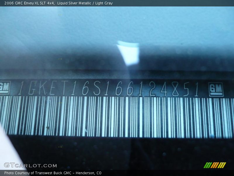 Liquid Silver Metallic / Light Gray 2006 GMC Envoy XL SLT 4x4