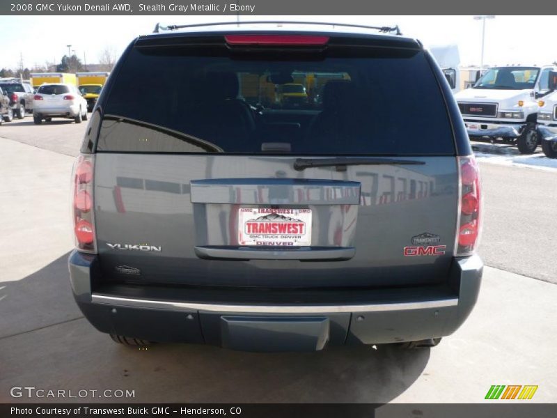 Stealth Gray Metallic / Ebony 2008 GMC Yukon Denali AWD