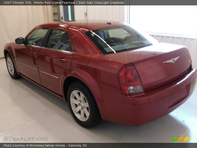 Inferno Red Crystal Pearlcoat / Dark Slate Gray/Light Graystone 2007 Chrysler 300