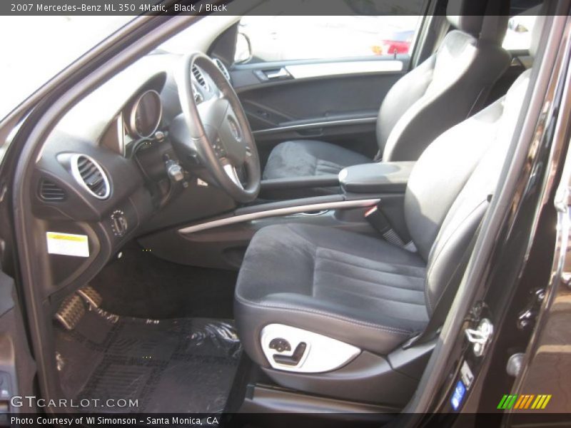 Black / Black 2007 Mercedes-Benz ML 350 4Matic