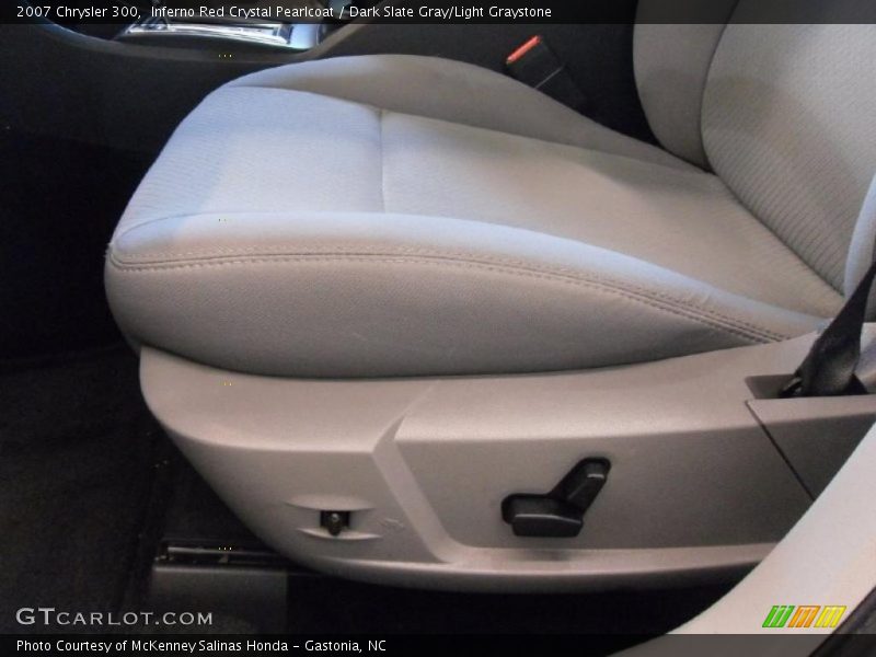 Inferno Red Crystal Pearlcoat / Dark Slate Gray/Light Graystone 2007 Chrysler 300