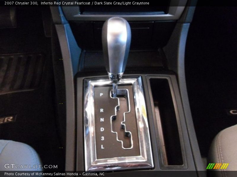 Inferno Red Crystal Pearlcoat / Dark Slate Gray/Light Graystone 2007 Chrysler 300