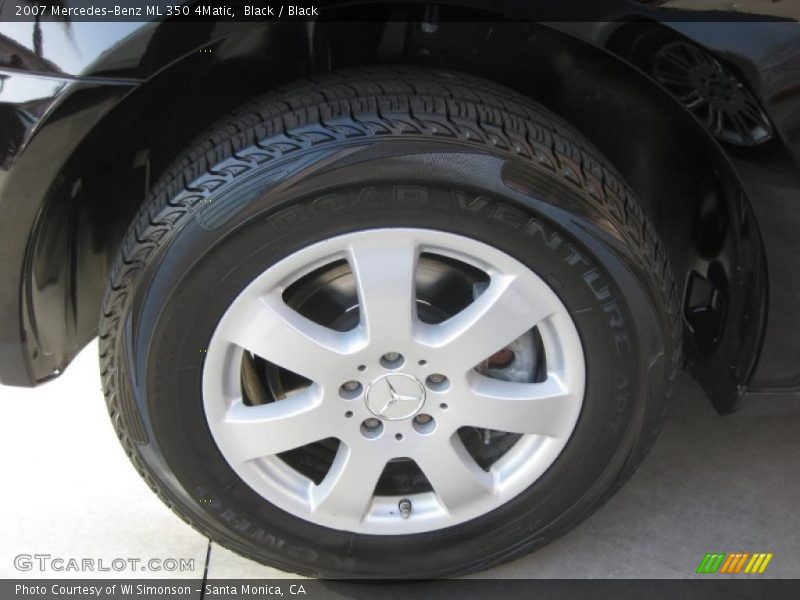 Black / Black 2007 Mercedes-Benz ML 350 4Matic
