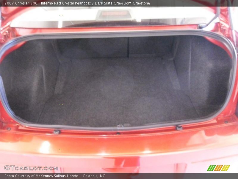 Inferno Red Crystal Pearlcoat / Dark Slate Gray/Light Graystone 2007 Chrysler 300
