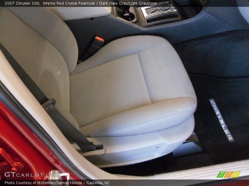 Inferno Red Crystal Pearlcoat / Dark Slate Gray/Light Graystone 2007 Chrysler 300