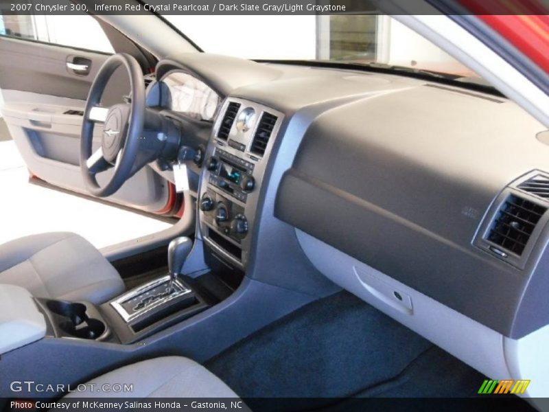 Inferno Red Crystal Pearlcoat / Dark Slate Gray/Light Graystone 2007 Chrysler 300