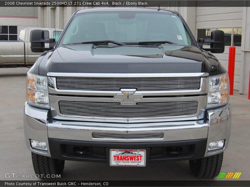 Black / Ebony Black 2008 Chevrolet Silverado 2500HD LT Z71 Crew Cab 4x4