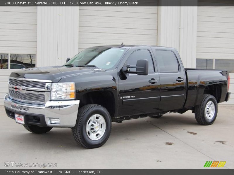 Black / Ebony Black 2008 Chevrolet Silverado 2500HD LT Z71 Crew Cab 4x4