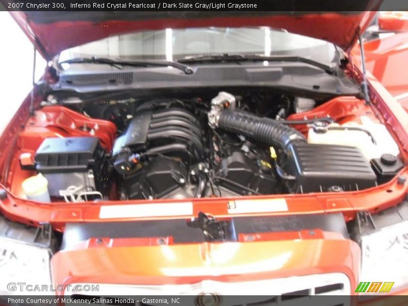 Inferno Red Crystal Pearlcoat / Dark Slate Gray/Light Graystone 2007 Chrysler 300