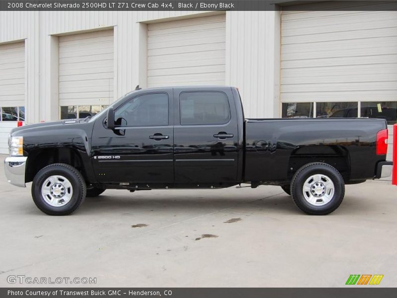 Black / Ebony Black 2008 Chevrolet Silverado 2500HD LT Z71 Crew Cab 4x4