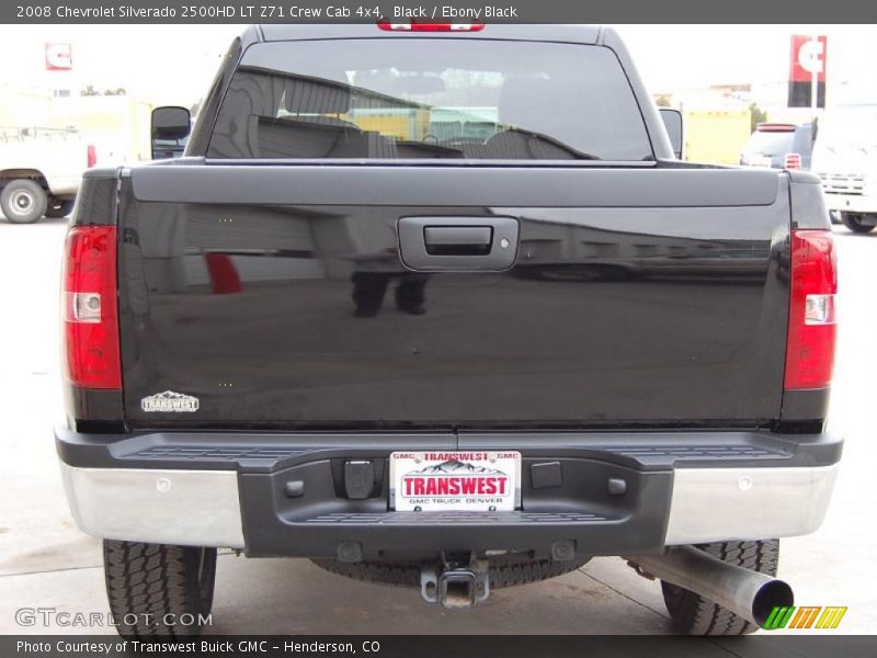 Black / Ebony Black 2008 Chevrolet Silverado 2500HD LT Z71 Crew Cab 4x4