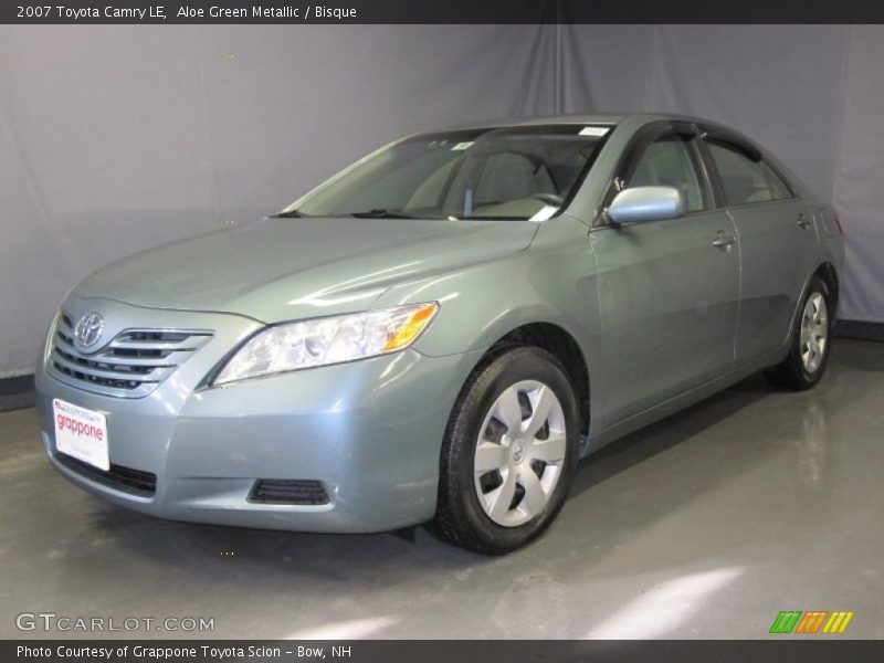 Aloe Green Metallic / Bisque 2007 Toyota Camry LE