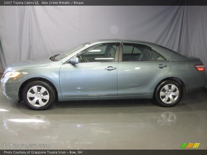 Aloe Green Metallic / Bisque 2007 Toyota Camry LE