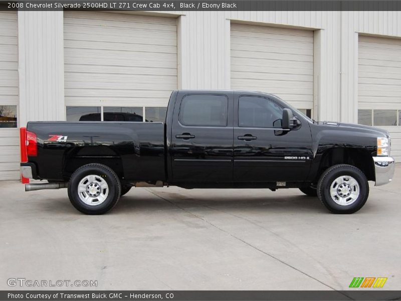 Black / Ebony Black 2008 Chevrolet Silverado 2500HD LT Z71 Crew Cab 4x4