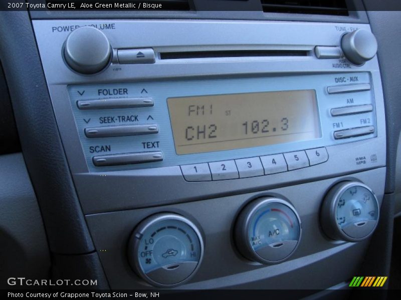 Aloe Green Metallic / Bisque 2007 Toyota Camry LE