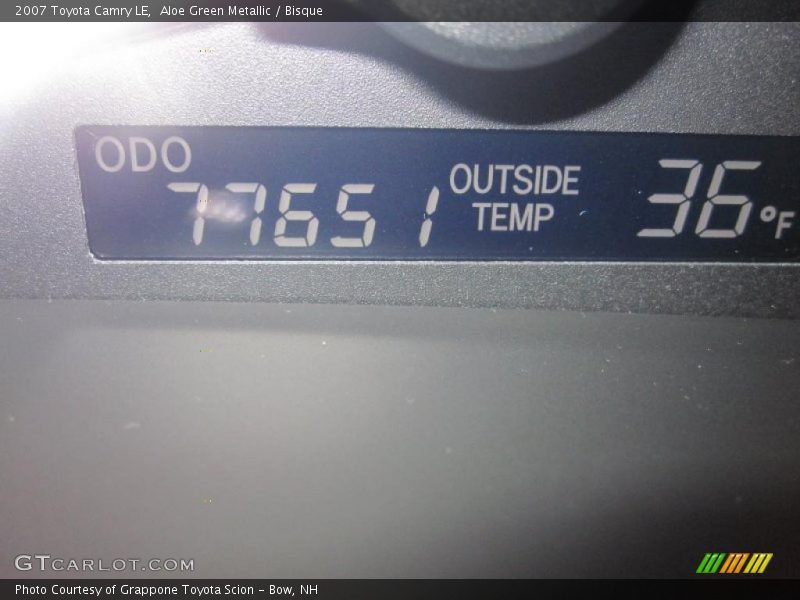 Aloe Green Metallic / Bisque 2007 Toyota Camry LE