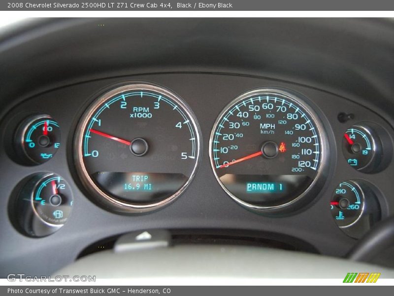 Black / Ebony Black 2008 Chevrolet Silverado 2500HD LT Z71 Crew Cab 4x4